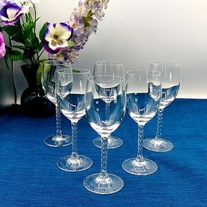💎HP! Set of 6 Cristal D' Arques Fleury Glasses. Made in France